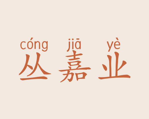 丛嘉业