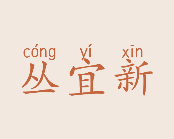 丛宜新