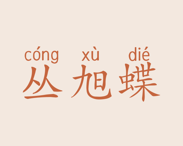 丛旭蝶