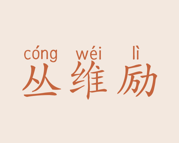 丛维励