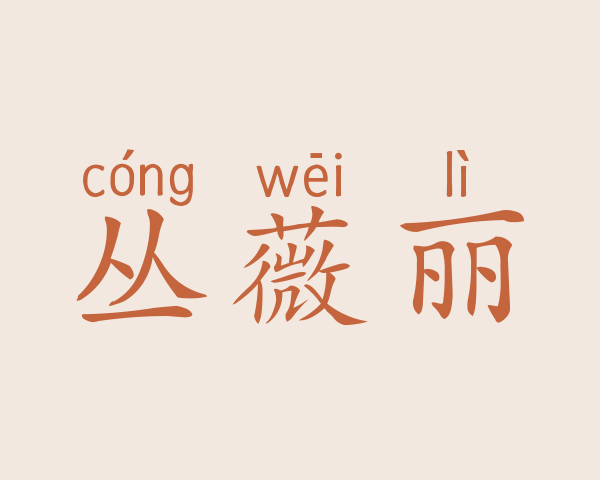 丛薇丽