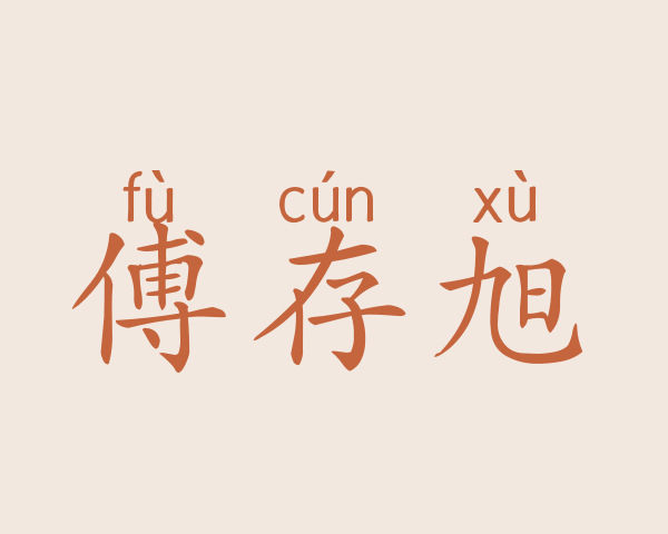 傅存旭