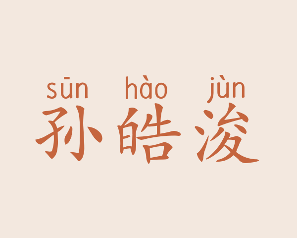 孙皓浚