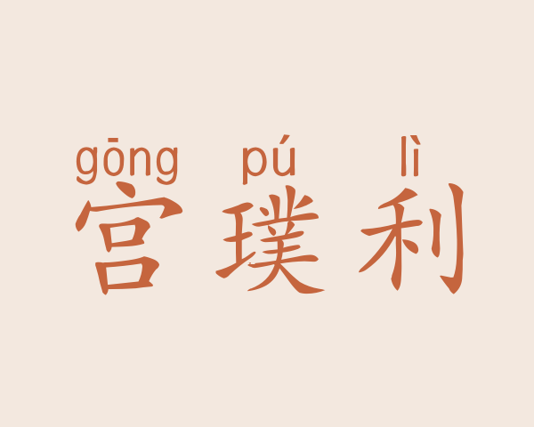 宫璞利