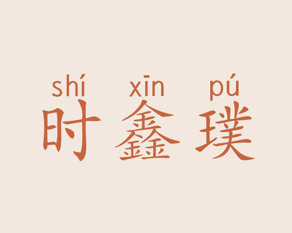 时鑫璞