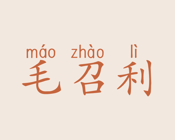 毛召利