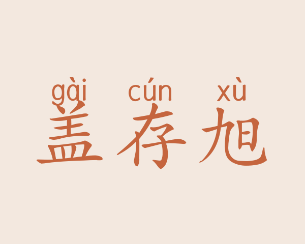 盖存旭