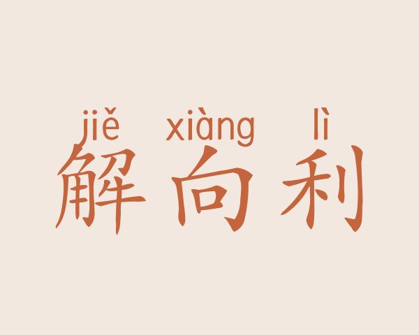 解向利