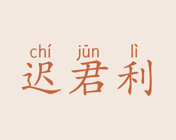 迟君利