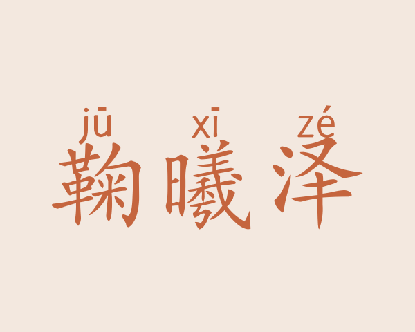 鞠曦泽